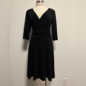Vintage Connected Apparel Black Long Sleeve Dress